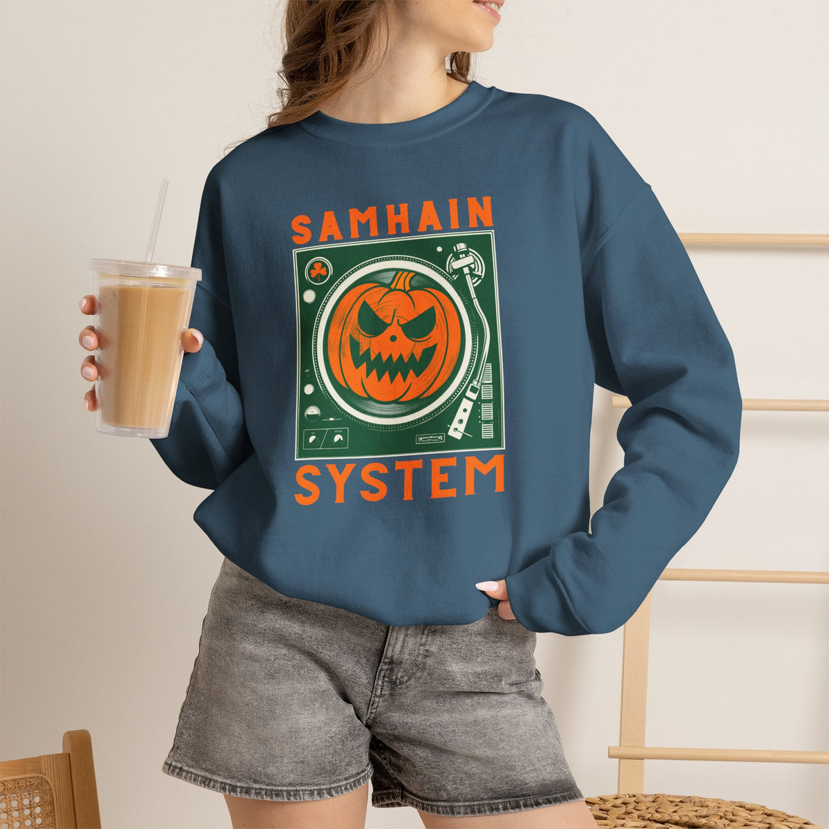 SAMHAIN SYSTEM Unisex Heavy Blend Crewneck Sweatshirt