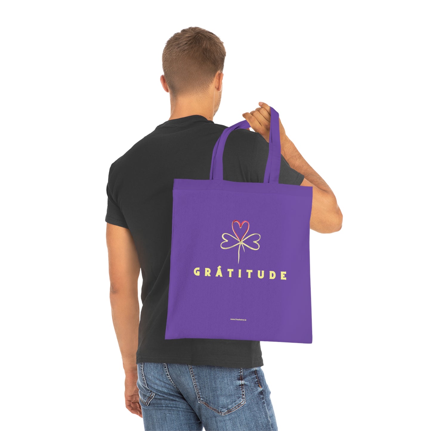 GRÁTITUDE Woven Tote Bag