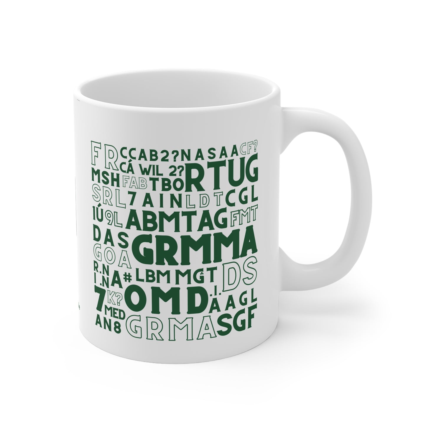 GRMMA  33cl White Ceramic Mug