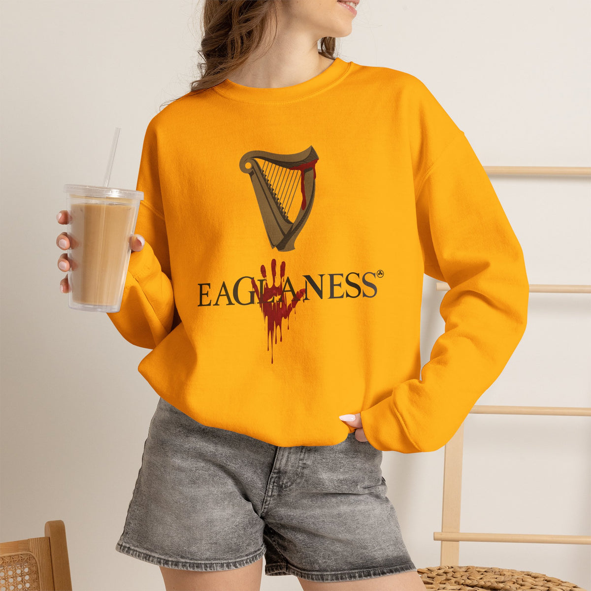 EAGLANESS Unisex Heavy Blend Crewneck Sweatshirt