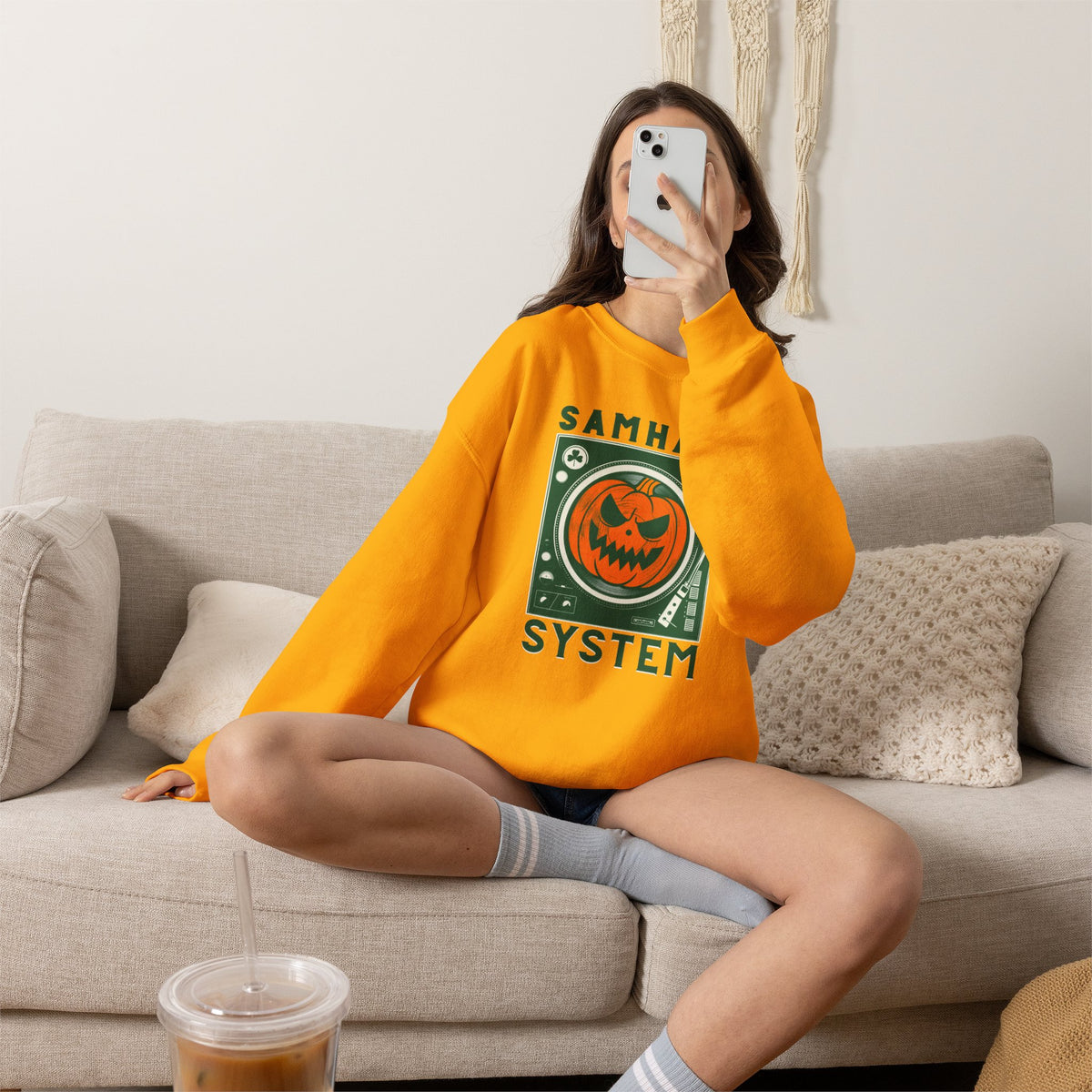 SAMHAIN SYSTEM Unisex Heavy Blend Crewneck Sweatshirt