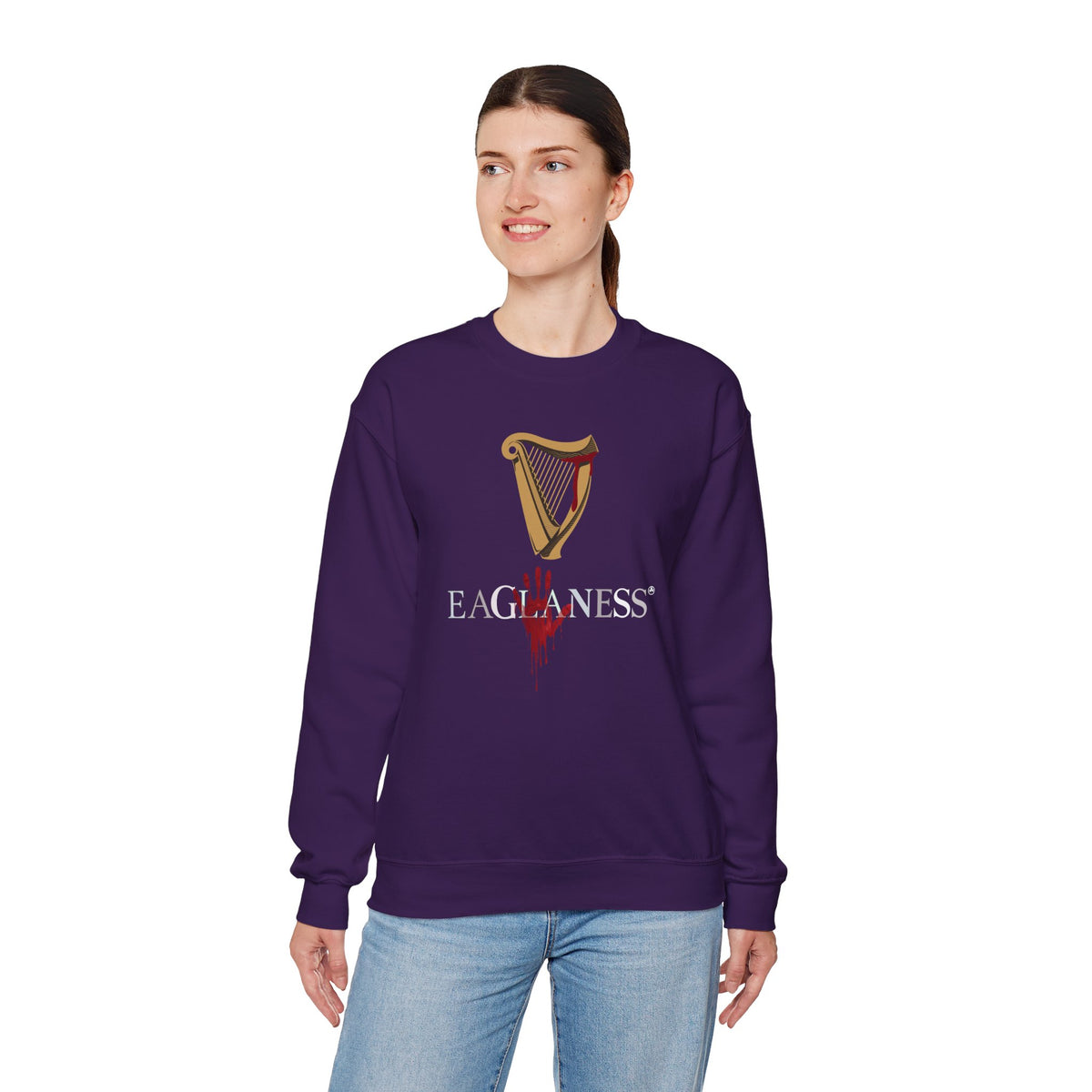 EAGLANESS Unisex Heavy Blend Crewneck Sweatshirt