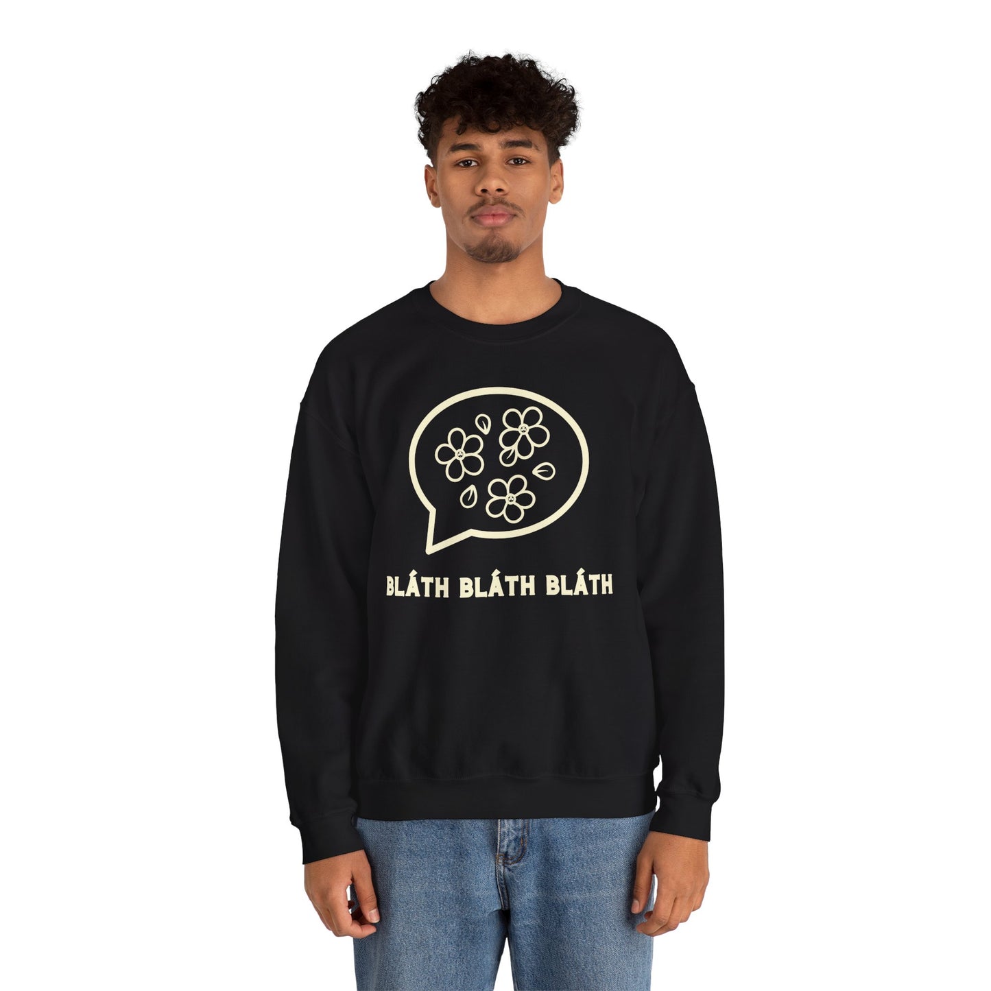 BLÁTH BLÁTH BLÁTH Unisex Heavy Blend  Crewneck Sweatshirt