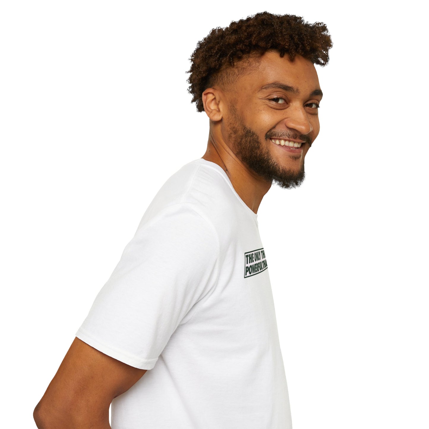 THE ONLY THING MORE POWERFUL THAN GRÁIN IS GRÁ  Unisex Softstyle 100% Cotton T-Shirt