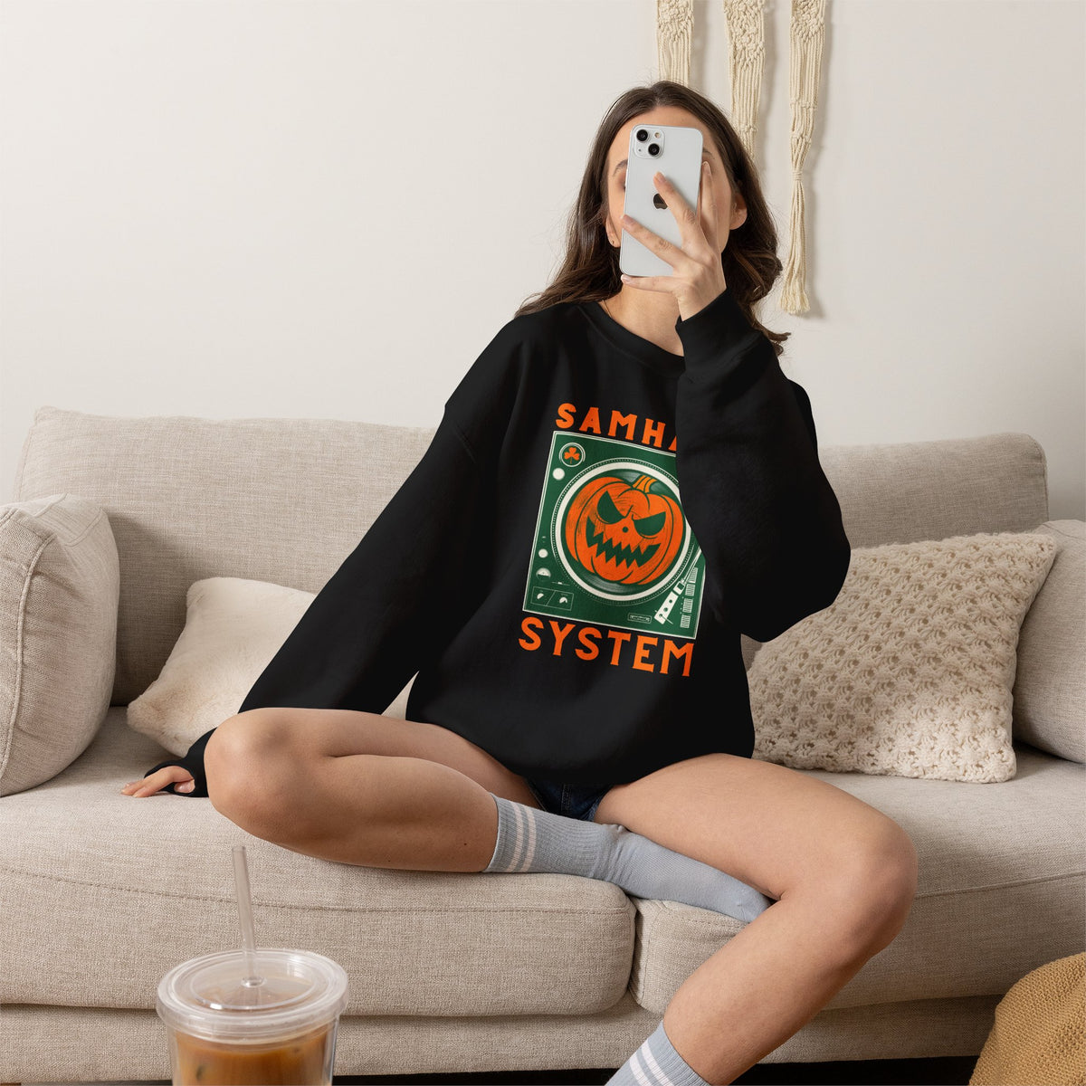 SAMHAIN SYSTEM Unisex Heavy Blend Crewneck Sweatshirt