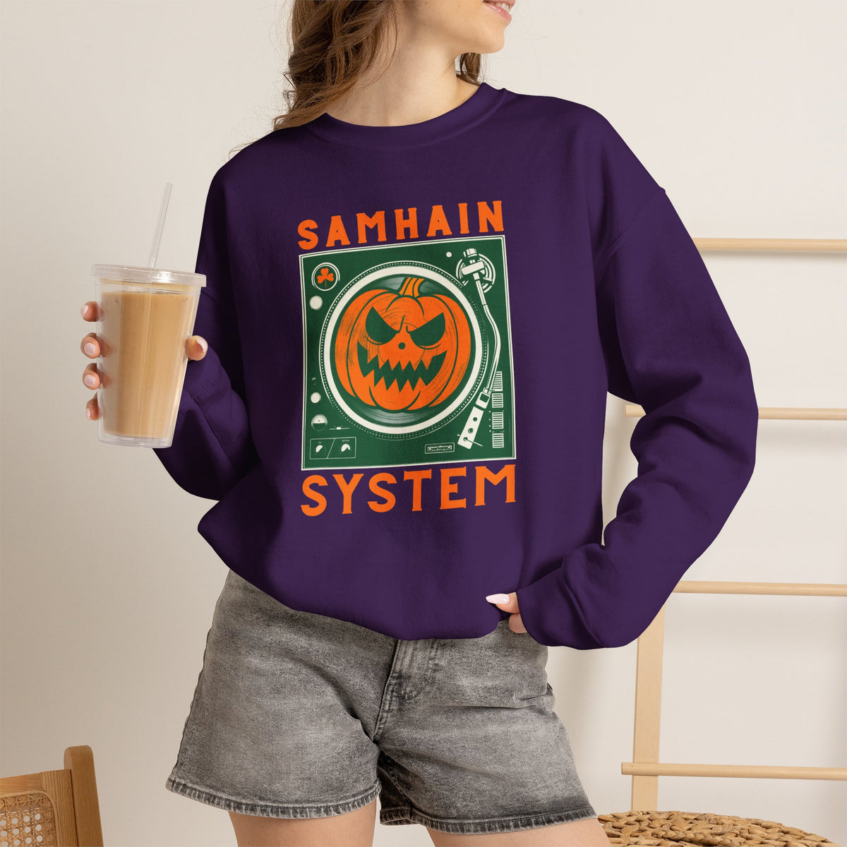 SAMHAIN SYSTEM Unisex Heavy Blend Crewneck Sweatshirt