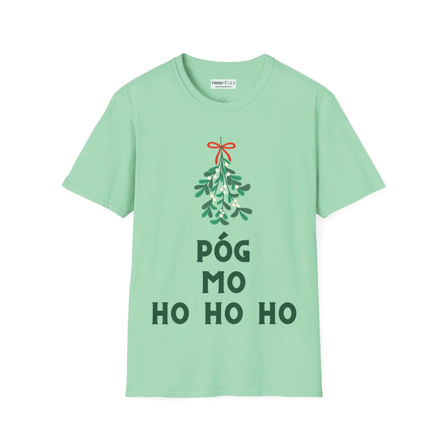 PÓG MO HO HO HO Unisex Softstyle 100% Cotton T-Shirt
