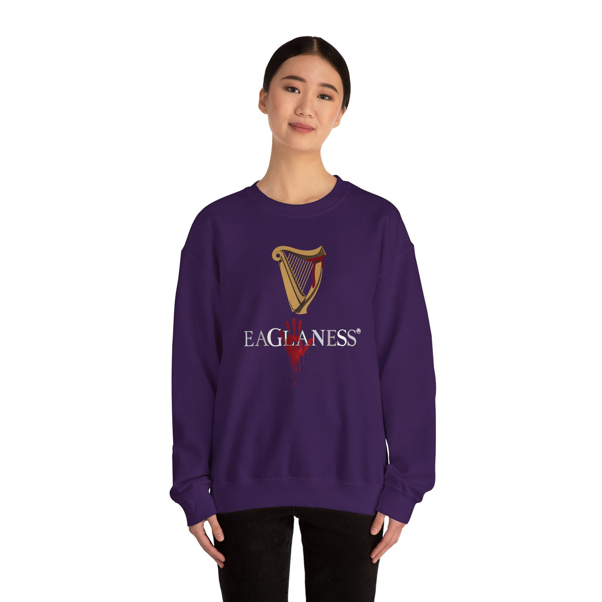 EAGLANESS Unisex Heavy Blend Crewneck Sweatshirt