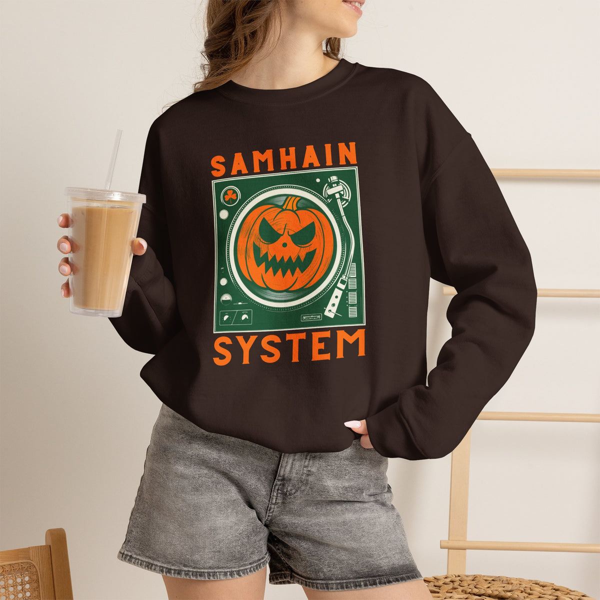 SAMHAIN SYSTEM Unisex Heavy Blend Crewneck Sweatshirt