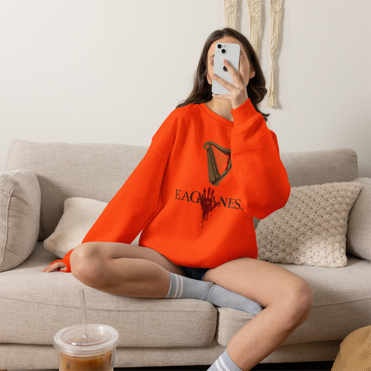 EAGLANESS Unisex Heavy Blend Crewneck Sweatshirt