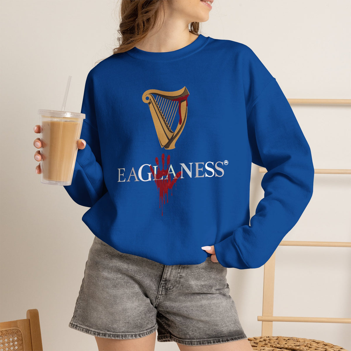 EAGLANESS Unisex Heavy Blend Crewneck Sweatshirt