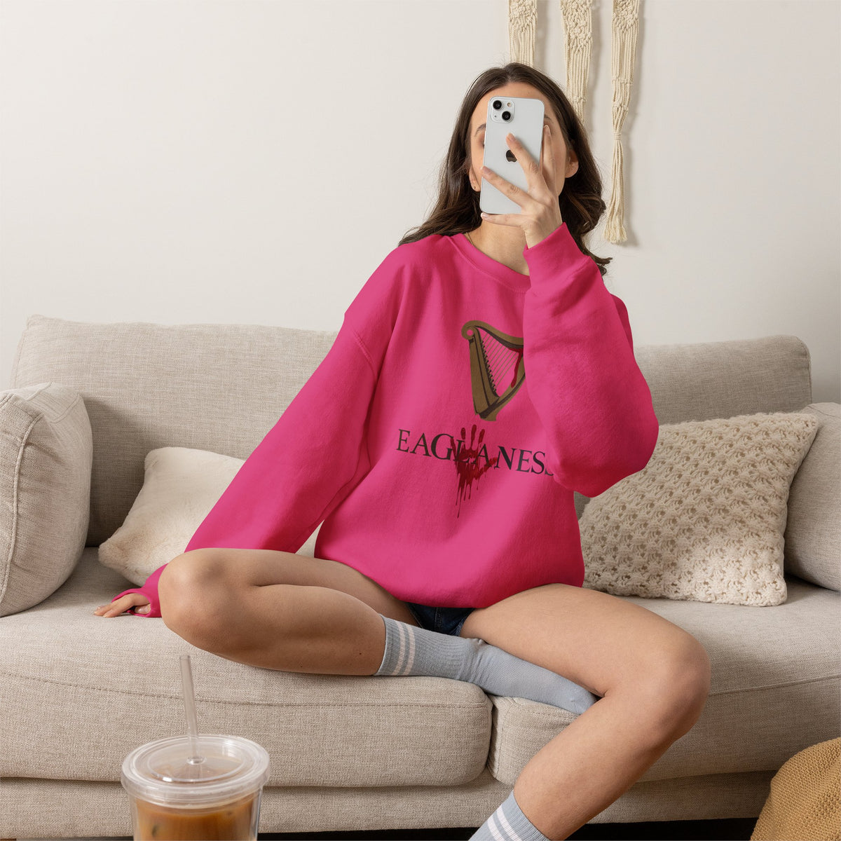 EAGLANESS Unisex Heavy Blend Crewneck Sweatshirt