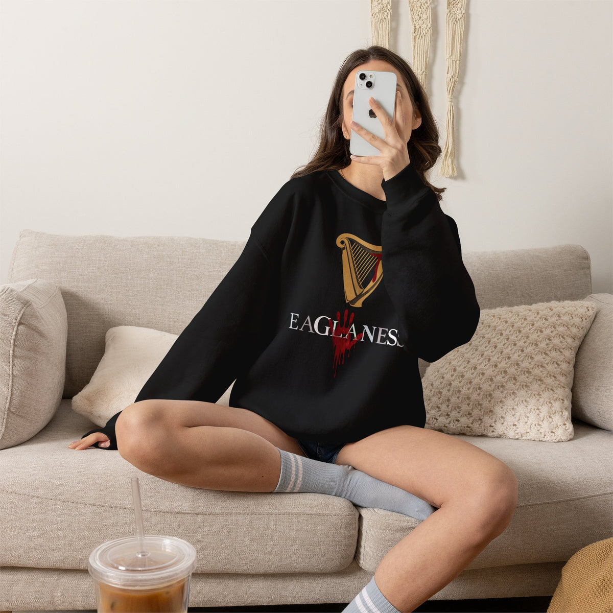 EAGLANESS Unisex Heavy Blend Crewneck Sweatshirt