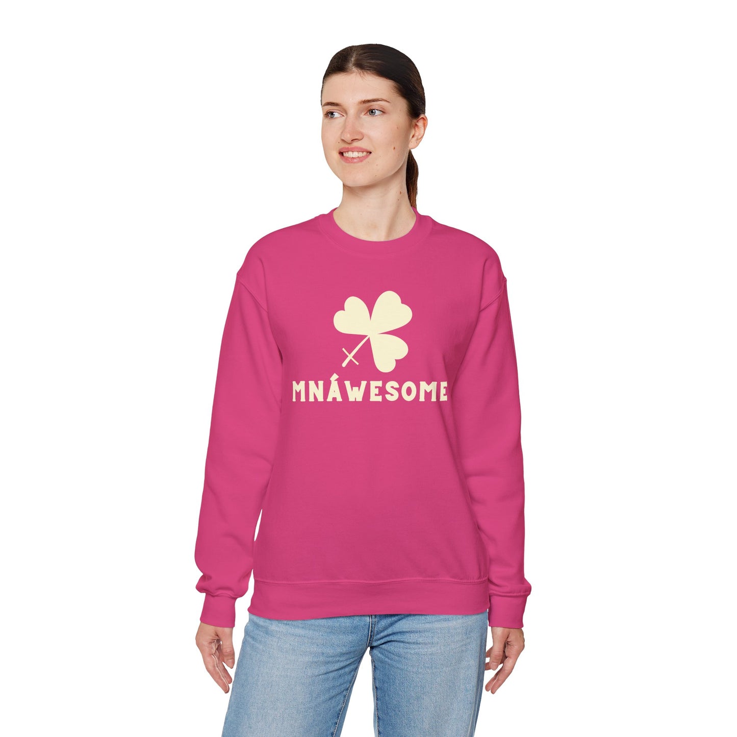 MNÁWESOME Unisex Heavy Blend Crewneck Sweatshirt