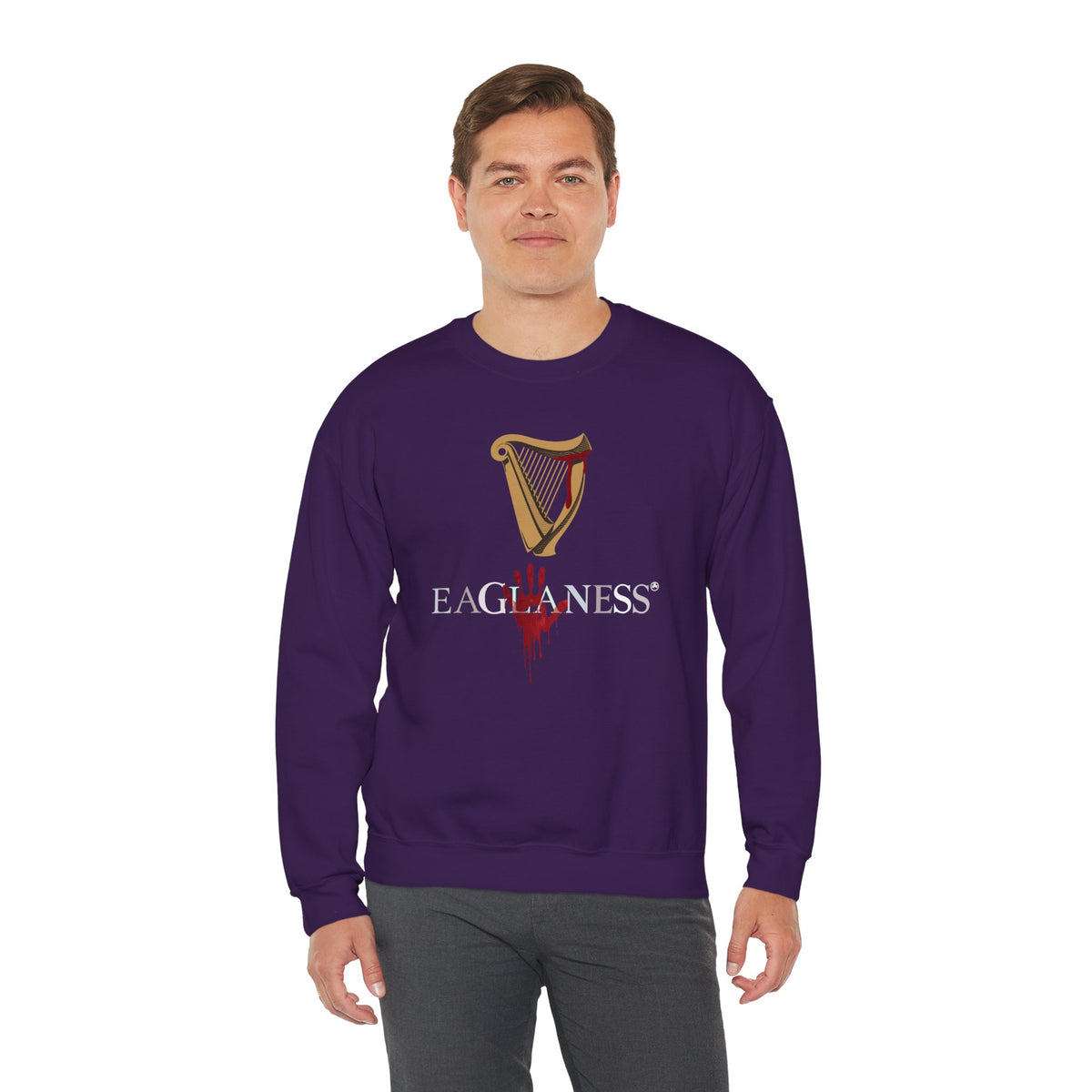 EAGLANESS Unisex Heavy Blend Crewneck Sweatshirt
