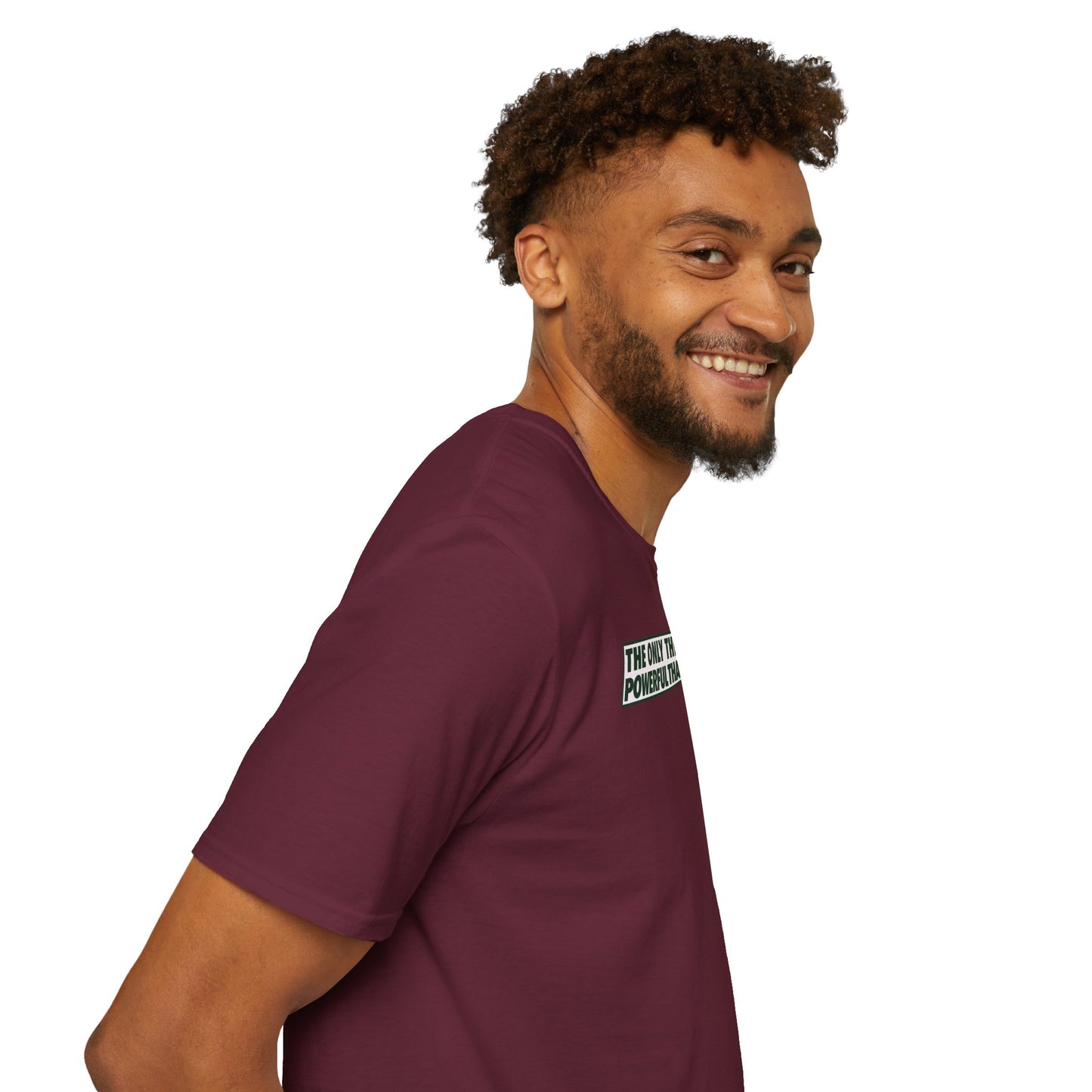 THE ONLY THING MORE POWERFUL THAN GRÁIN IS GRÁ  Unisex Softstyle 100% Cotton T-Shirt
