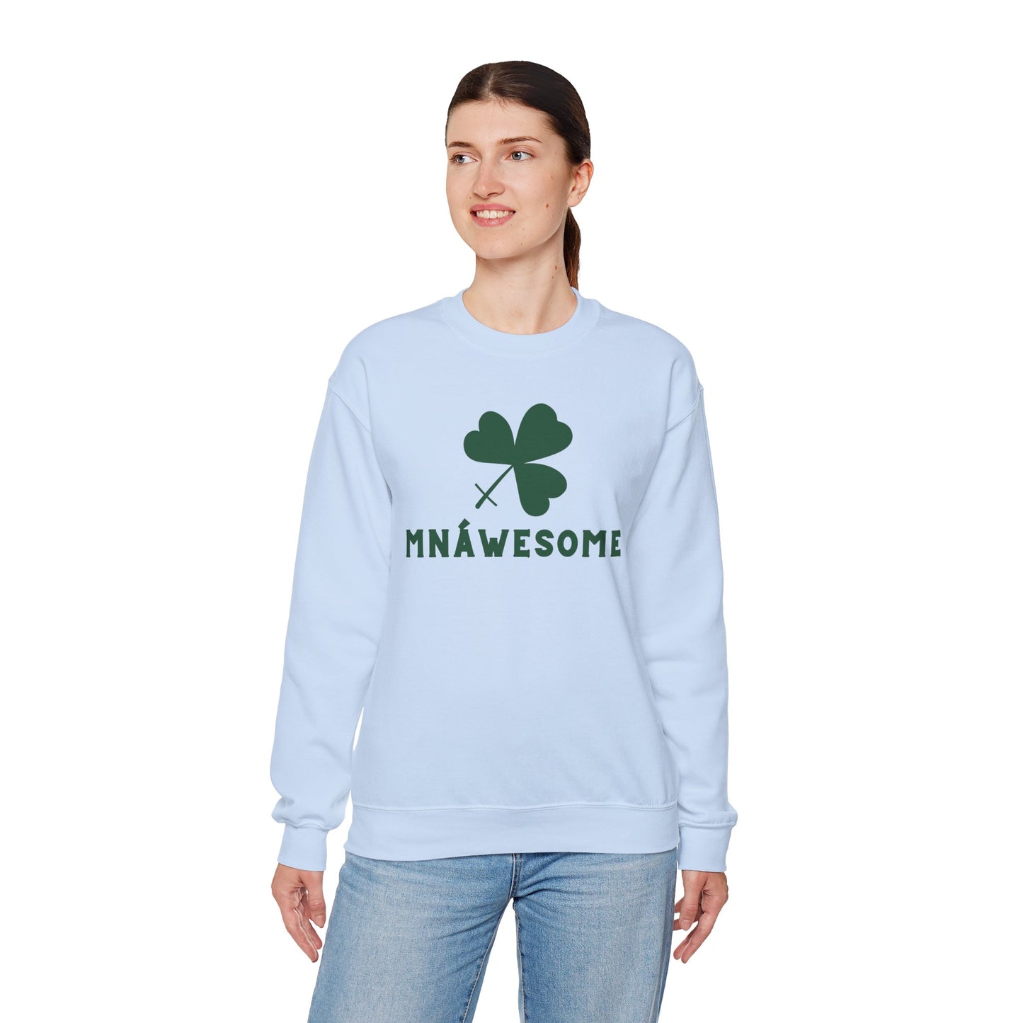 MNÁWESOME Unisex Heavy Blend Crewneck Sweatshirt