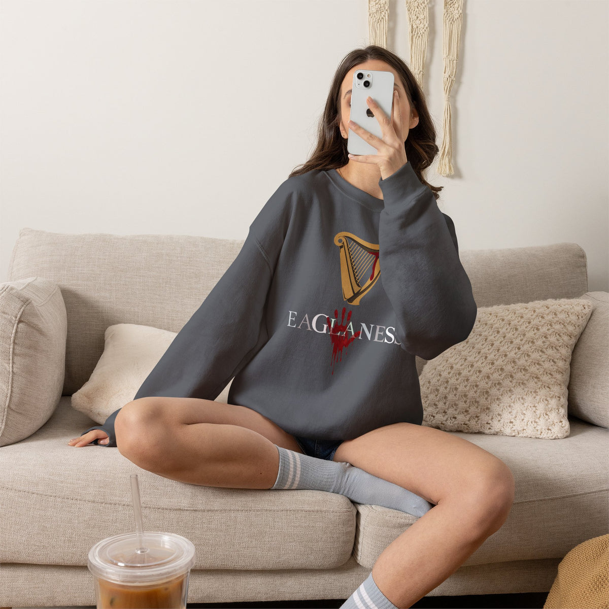 EAGLANESS Unisex Heavy Blend Crewneck Sweatshirt