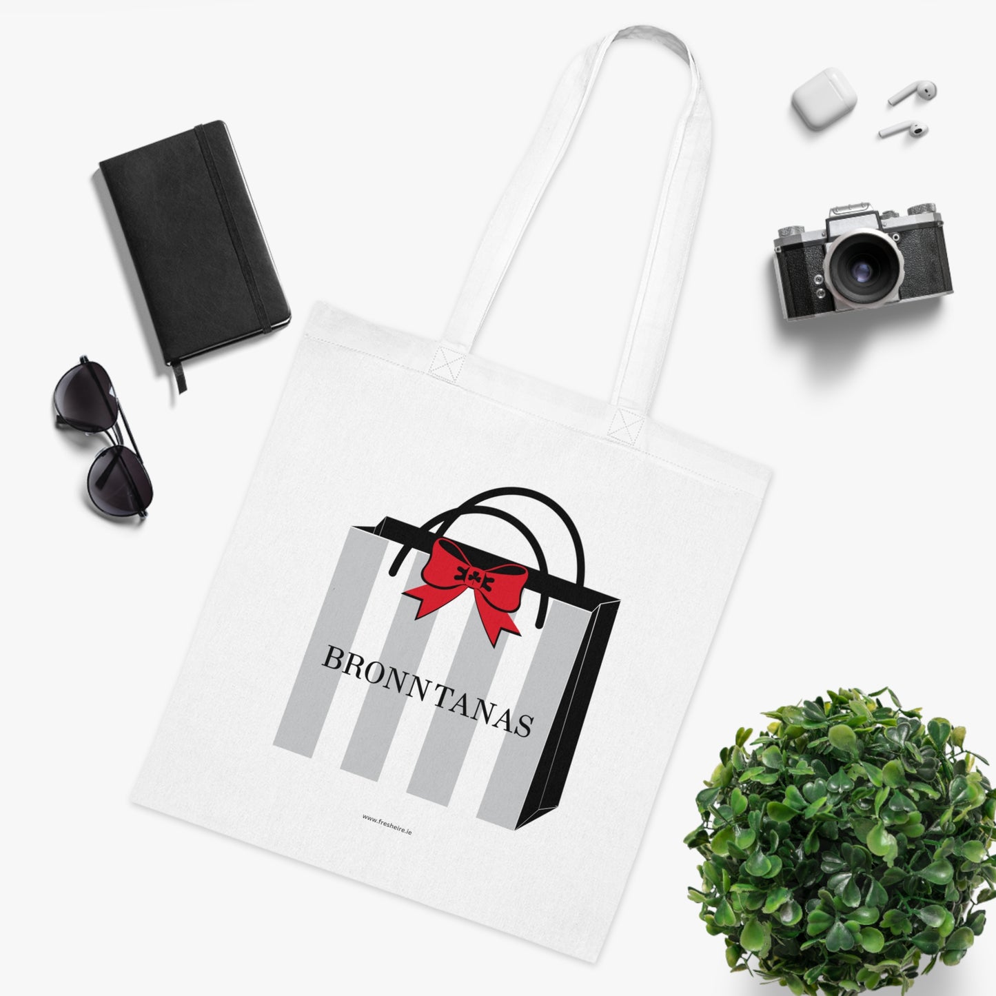 BRONNTANAS xmas 100% Cotton Tote Bag