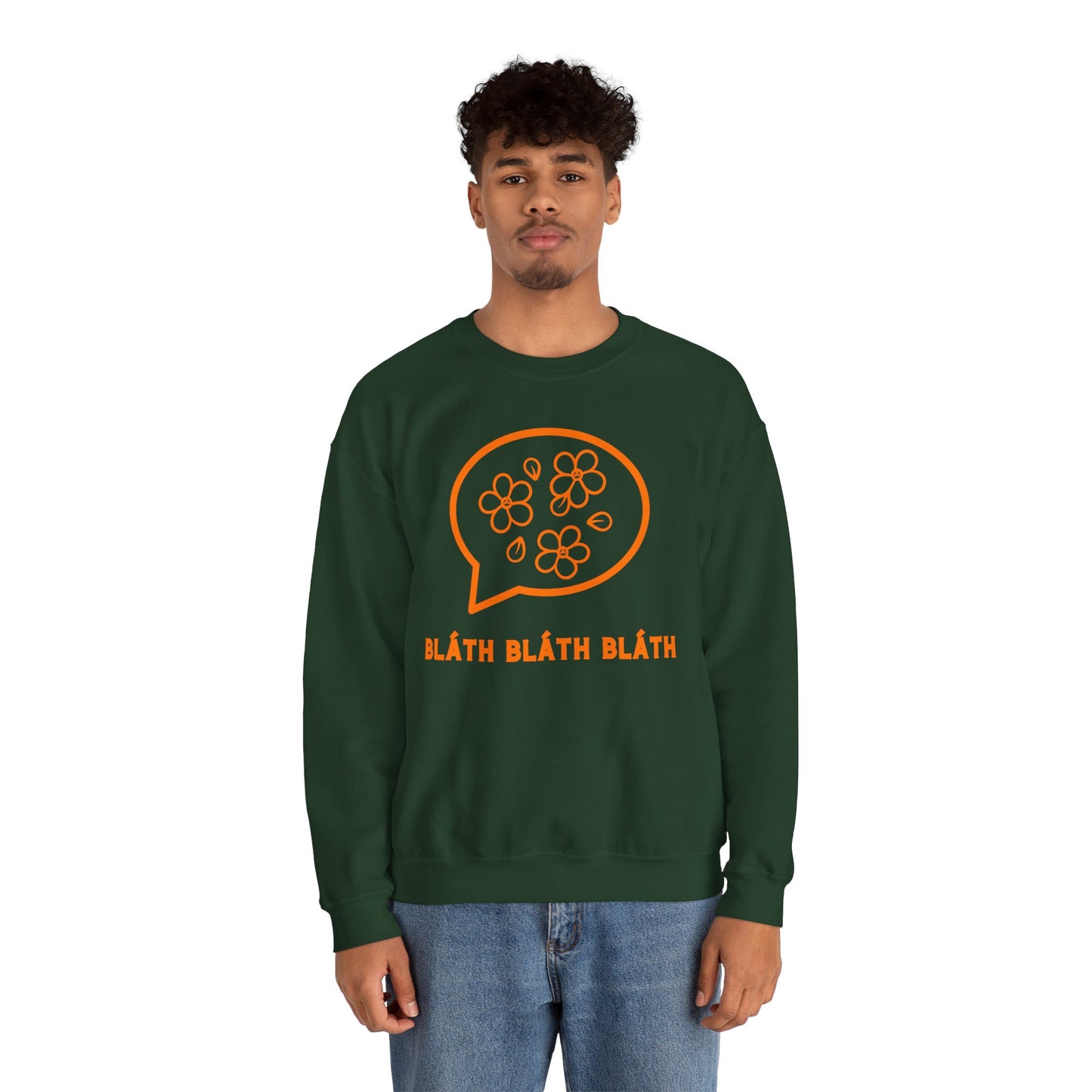 BLÁTH BLÁTH BLÁTH Unisex Heavy Blend  Crewneck Sweatshirt