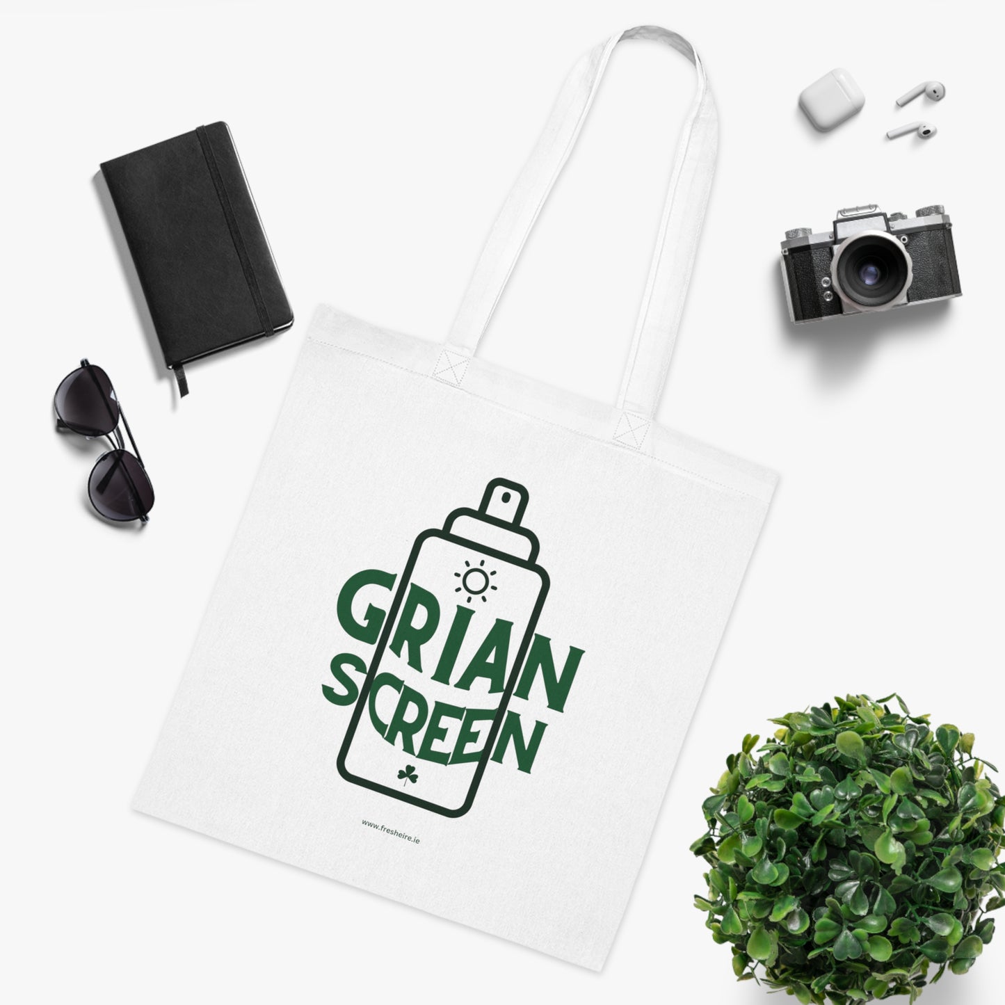 GRIAN SCREEN 100% Cotton Tote Bag