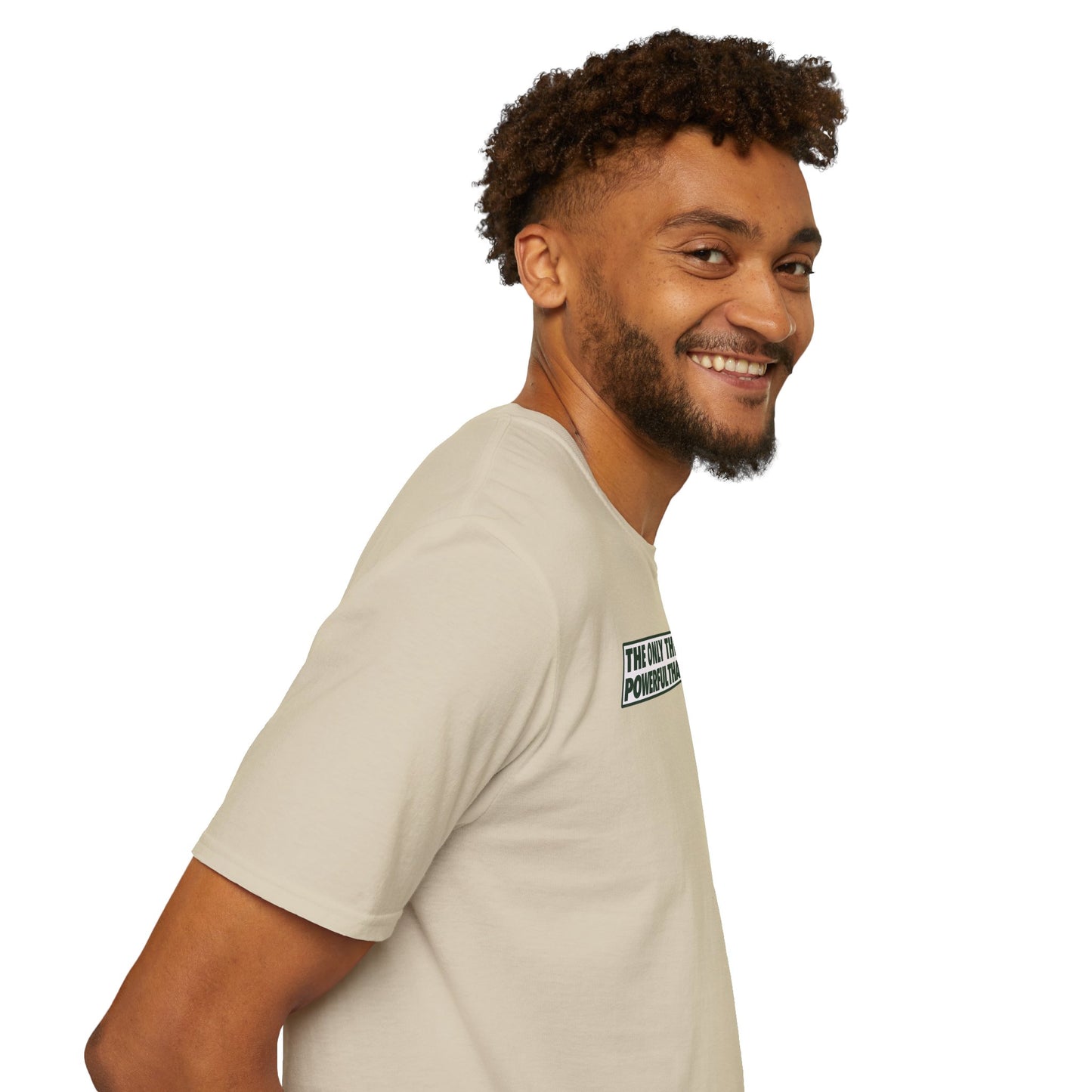THE ONLY THING MORE POWERFUL THAN GRÁIN IS GRÁ  Unisex Softstyle 100% Cotton T-Shirt