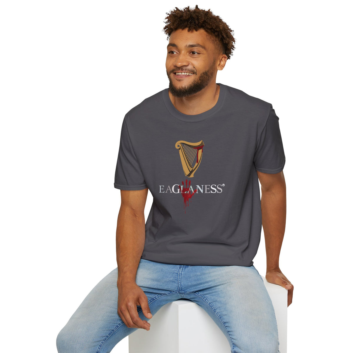 EAGLANESS 100% Cotton Unisex Softstyle T-Shirt