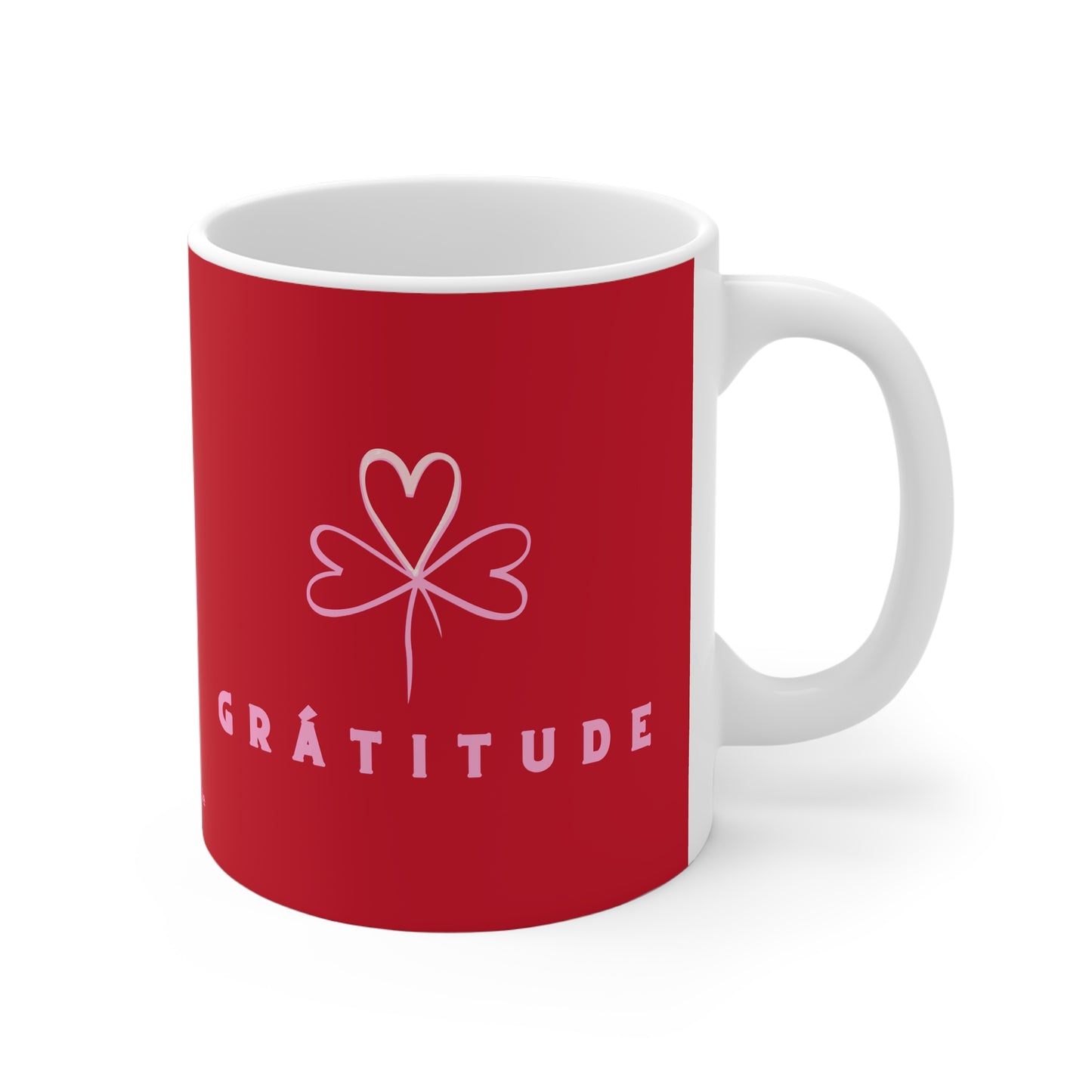 GRÁTITUDE V DAY 33cl White Ceramic Mug