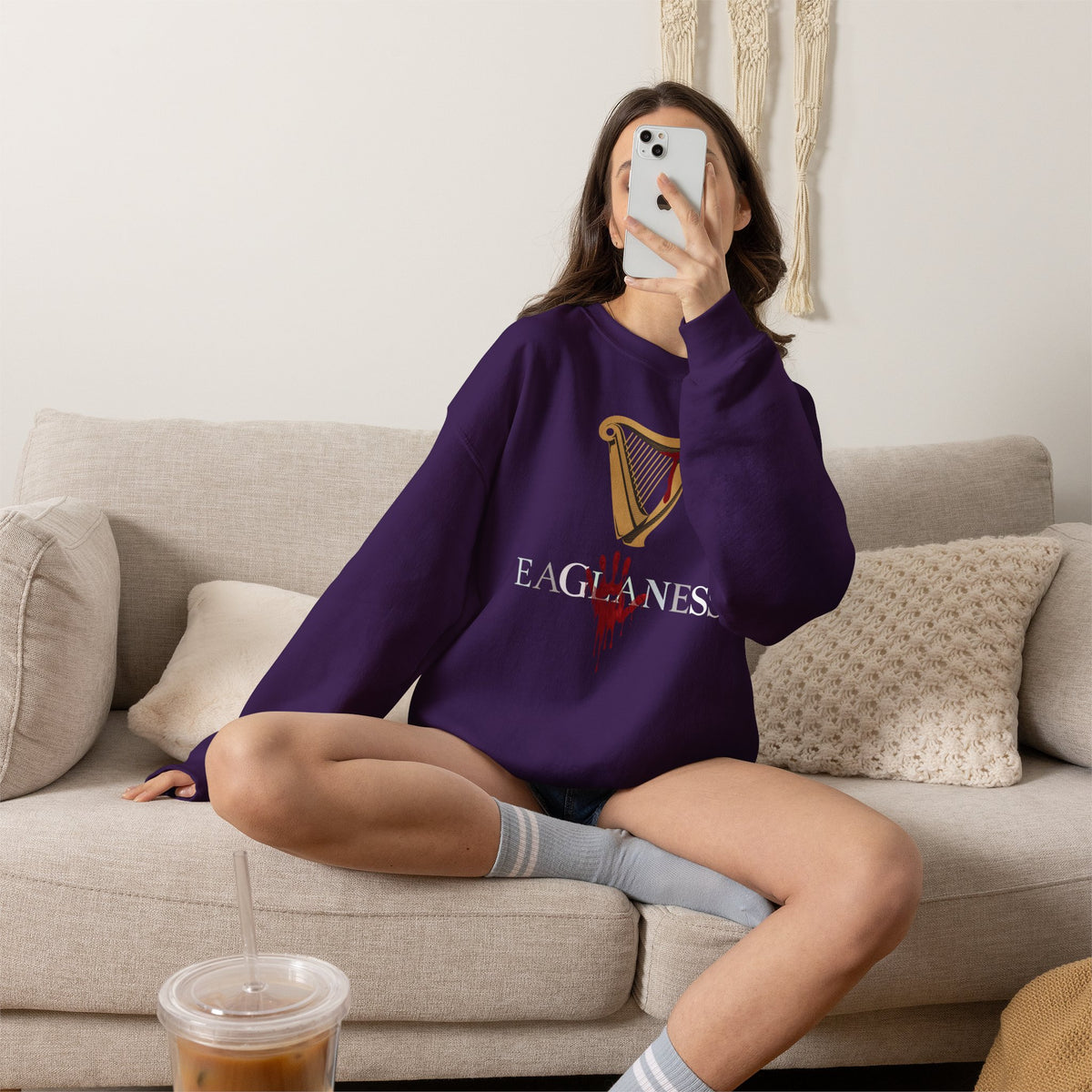 EAGLANESS Unisex Heavy Blend Crewneck Sweatshirt