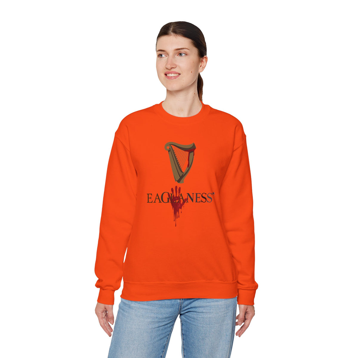 EAGLANESS Unisex Heavy Blend Crewneck Sweatshirt