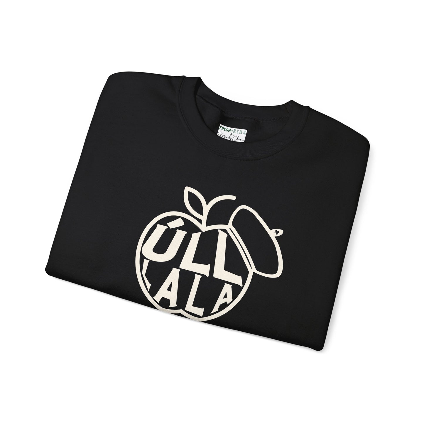 ÚLL LA LA wht Unisex Heavy Blend™ Crewneck Sweatshirt