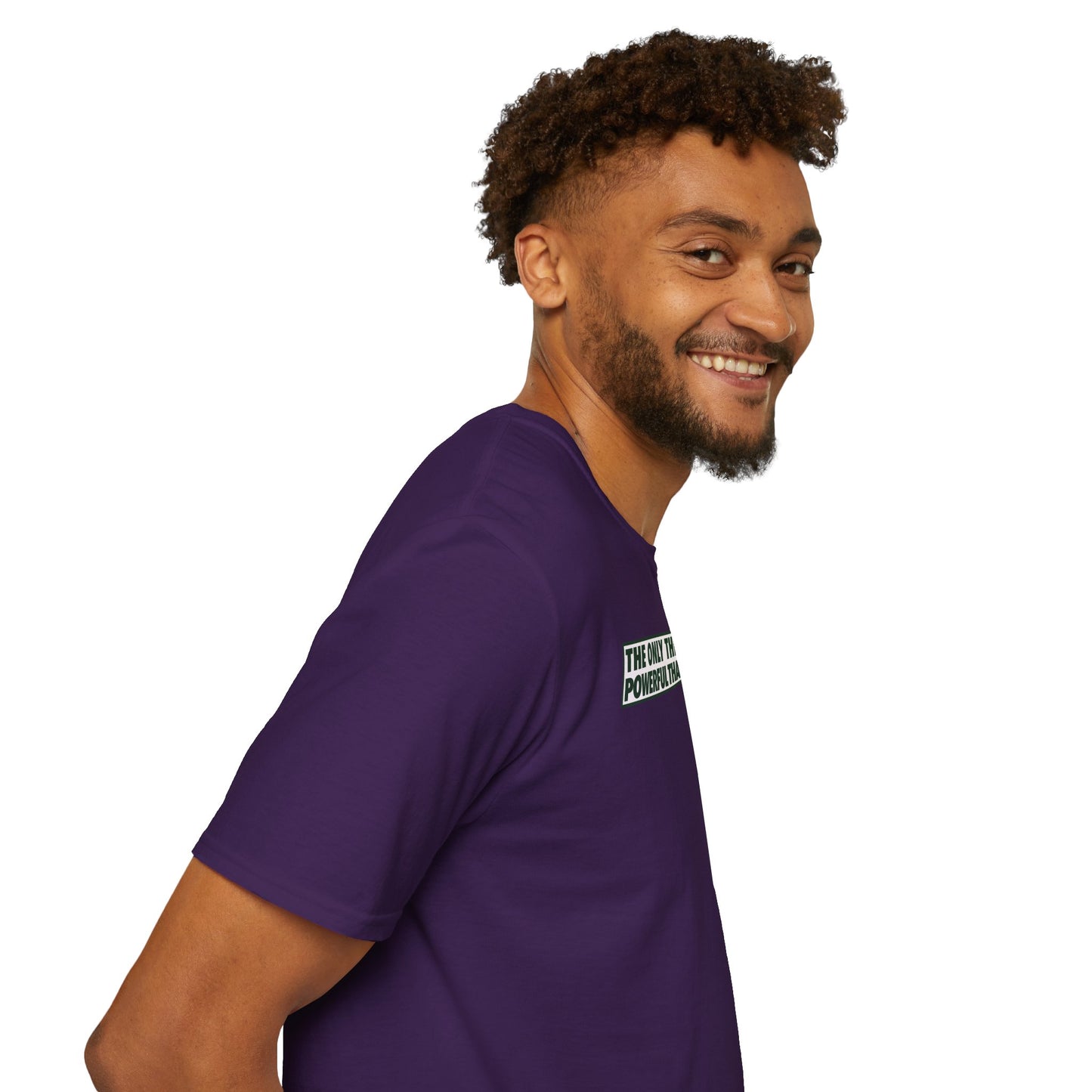 THE ONLY THING MORE POWERFUL THAN GRÁIN IS GRÁ  Unisex Softstyle 100% Cotton T-Shirt