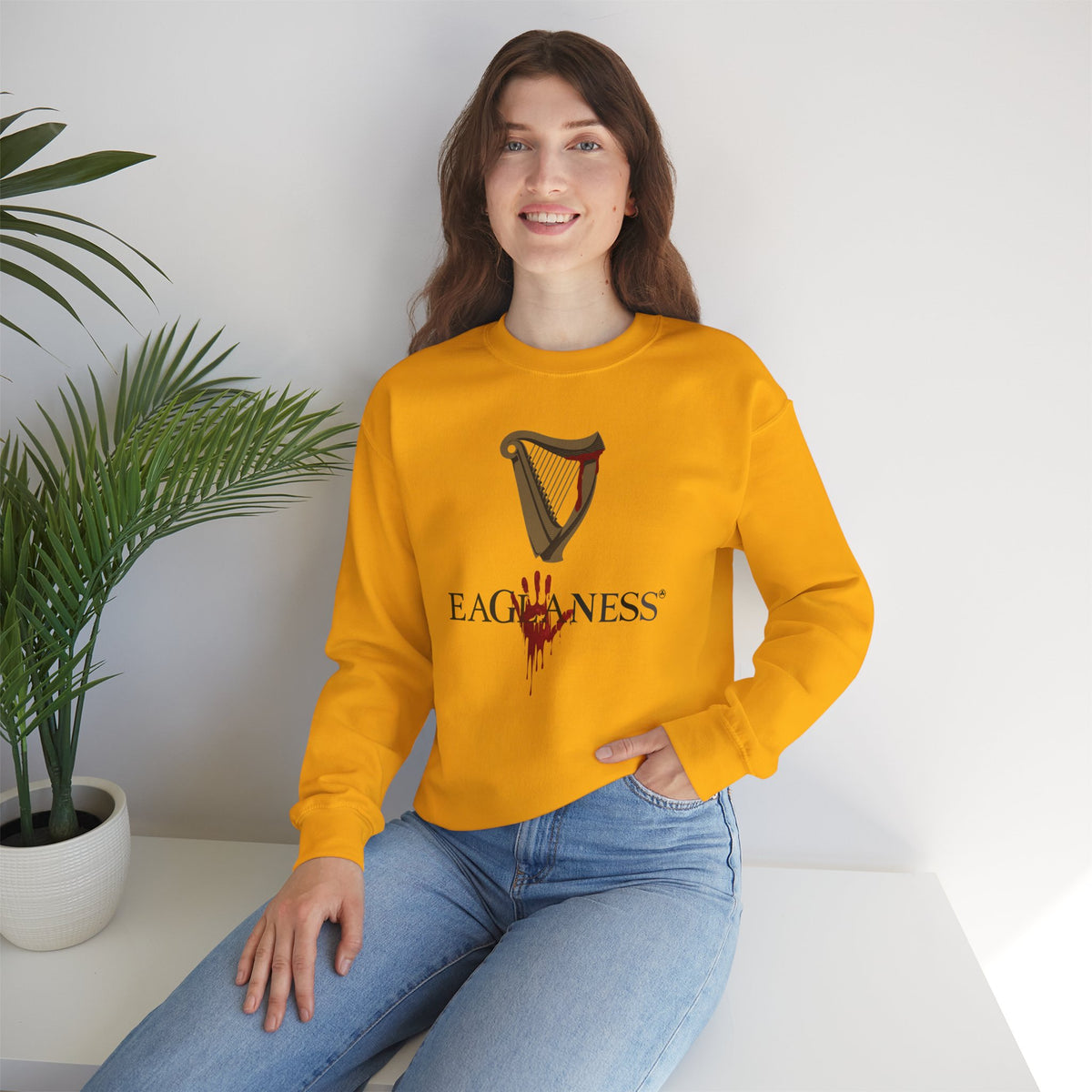EAGLANESS Unisex Heavy Blend Crewneck Sweatshirt