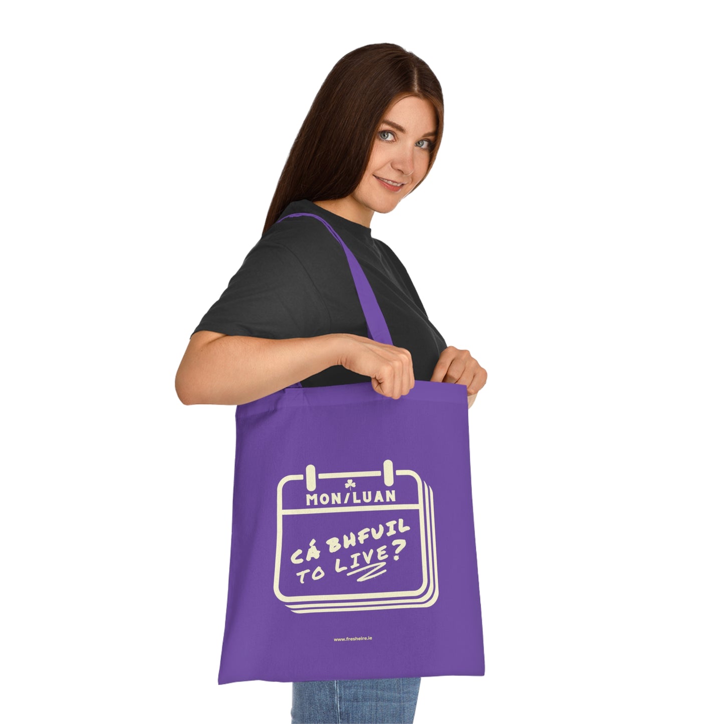 CÁ BHFUIL TO LIVE? 100% Cotton Tote Bag