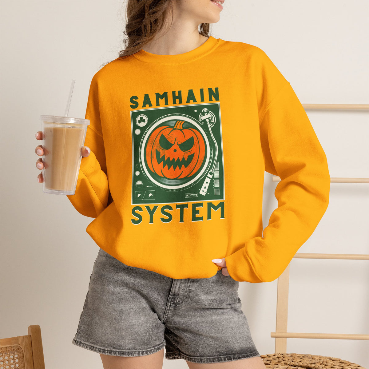 SAMHAIN SYSTEM Unisex Heavy Blend Crewneck Sweatshirt