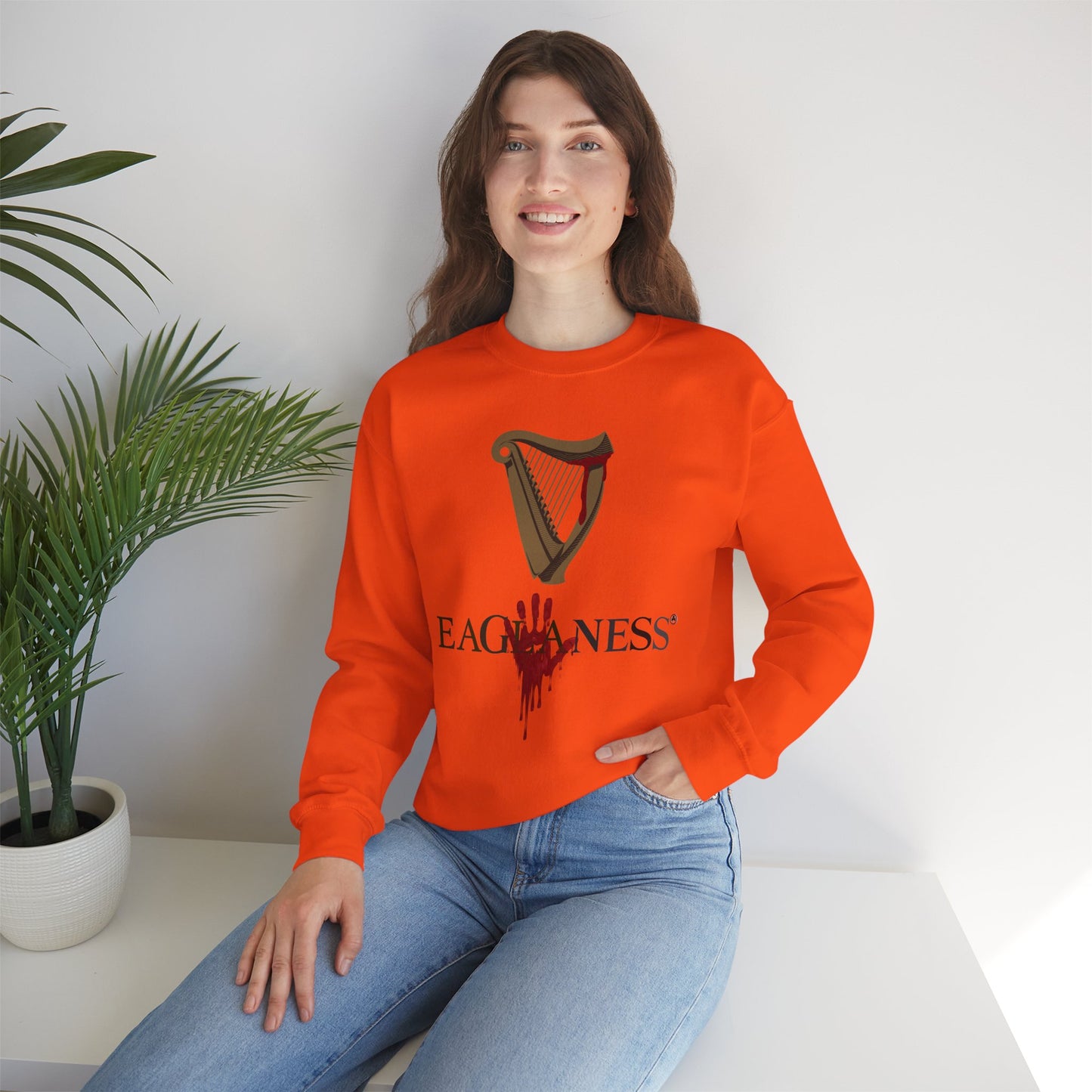 EAGLANESS Unisex Heavy Blend Crewneck Sweatshirt