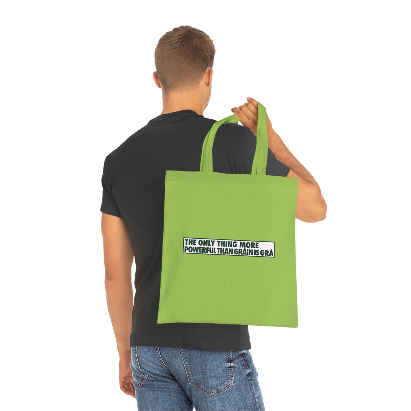 THE ONLY THING MORE POWERFUL THAN GRÁIN IS GRÁWoven Tote Bag