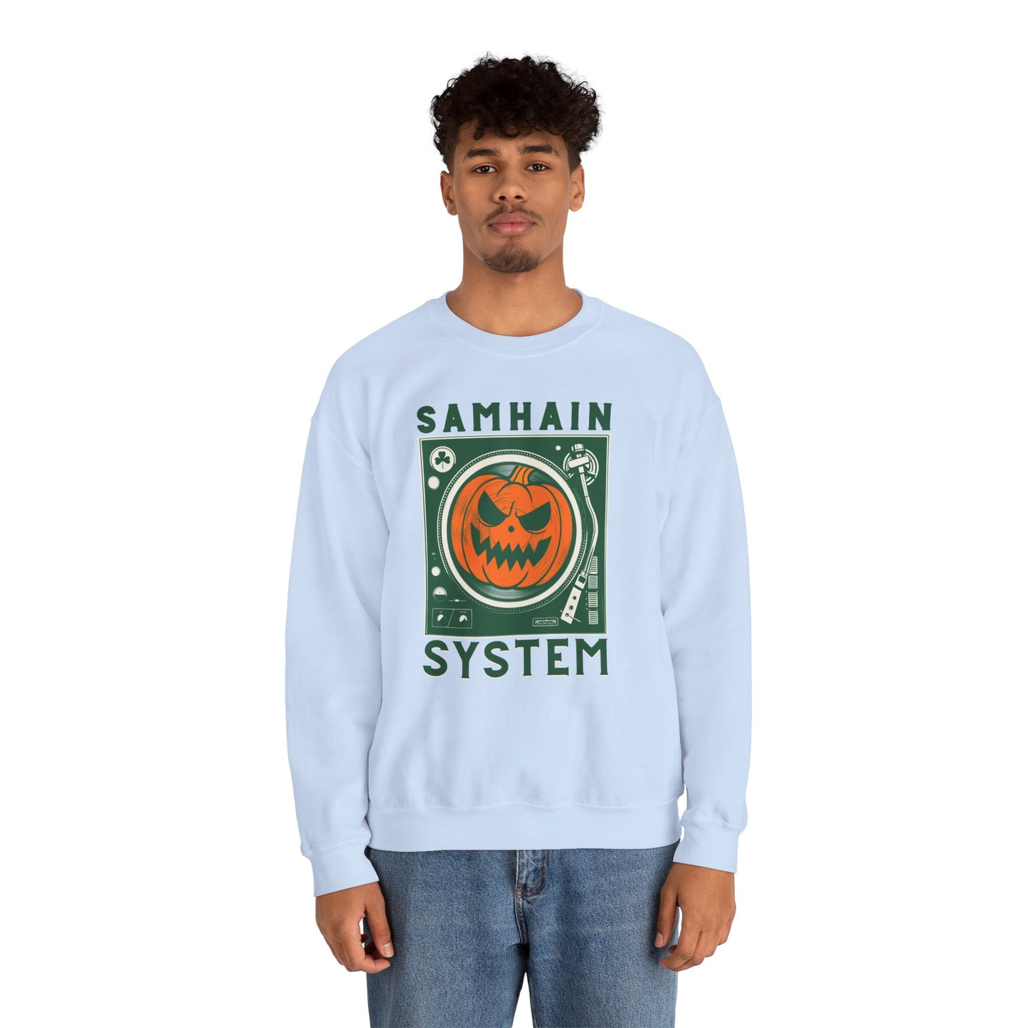 SAMHAIM SYSTEM Unisex Heavy Blend Crewneck Sweatshirt