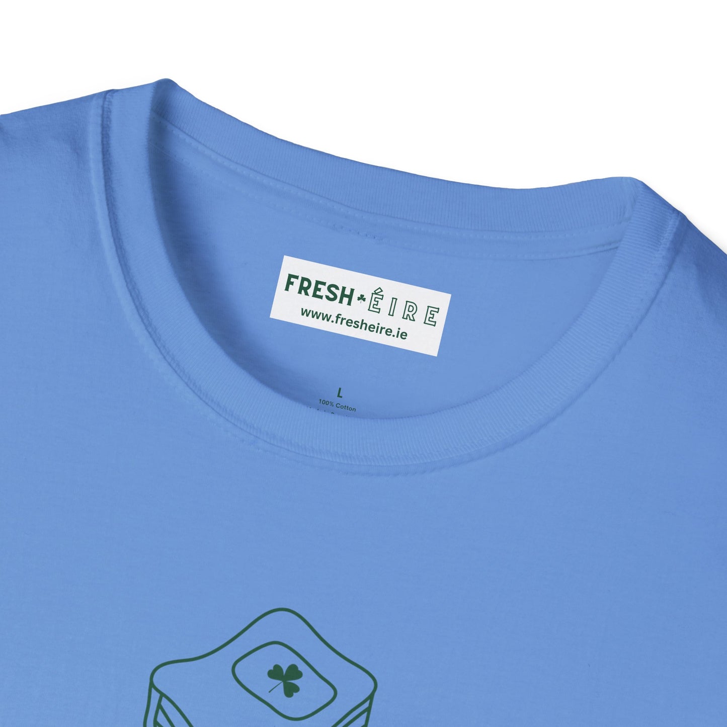 I KNOW FOCAL IN IRISH Unisex Softstyle 100% Cotton T-Shirt