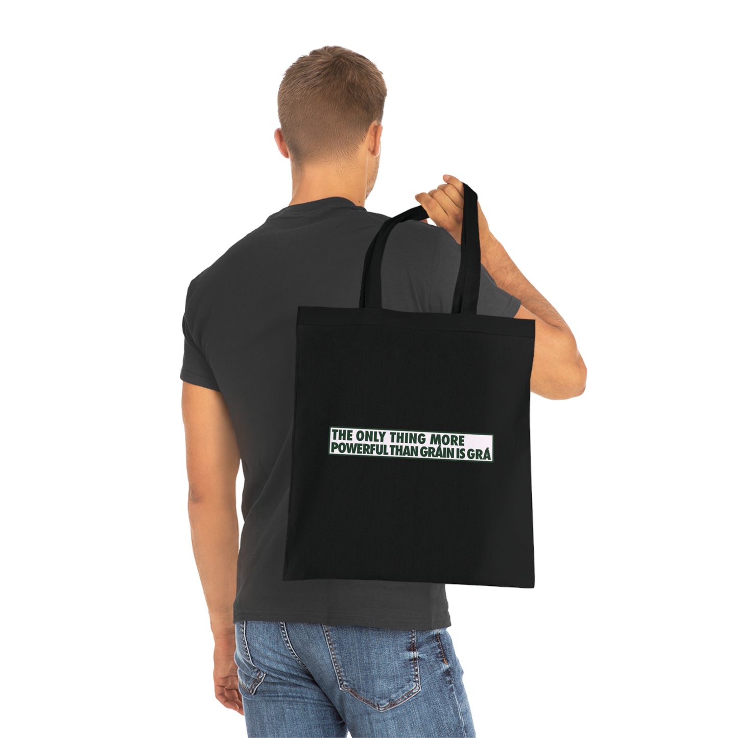THE ONLY THING MORE POWERFUL THAN GRÁIN IS GRÁWoven Tote Bag