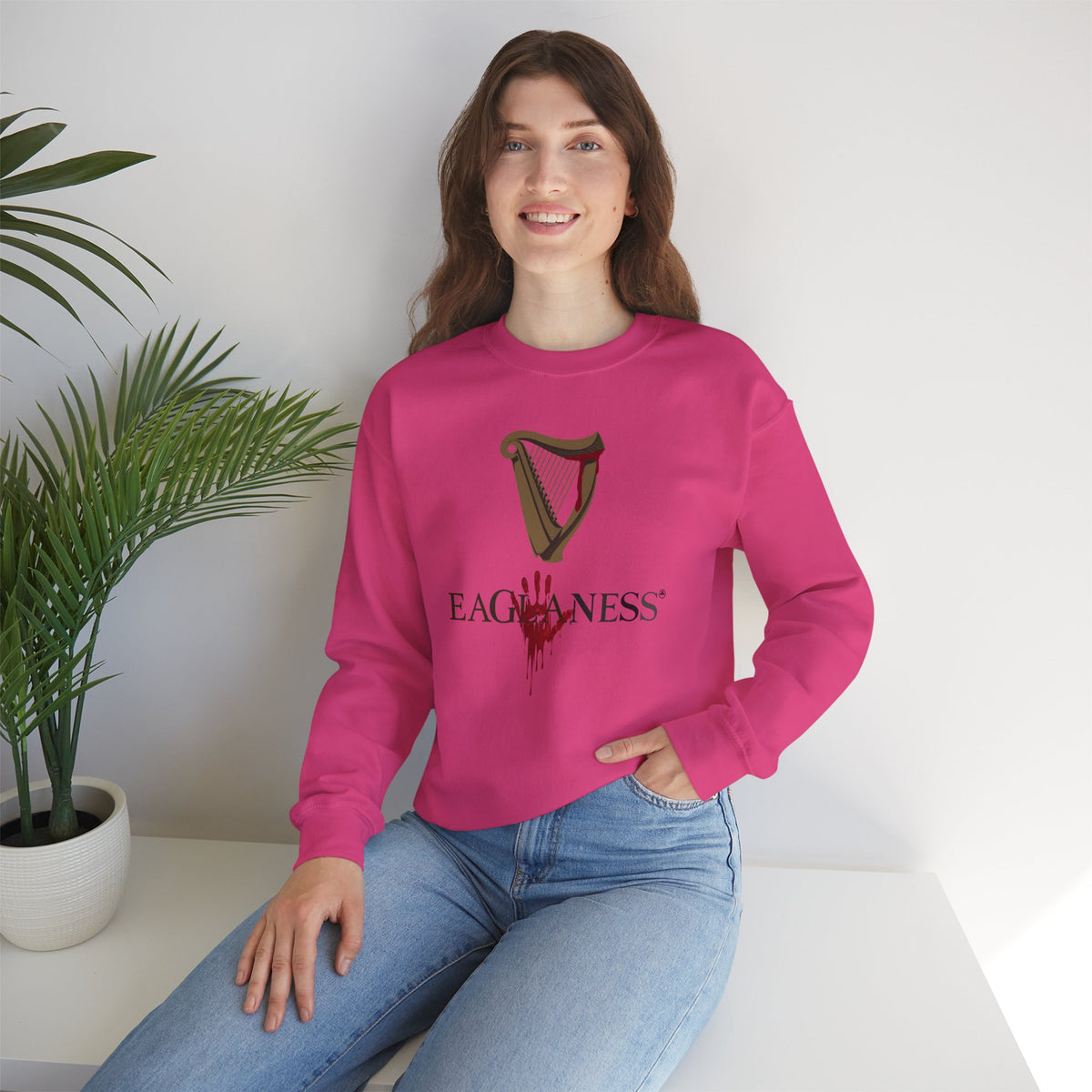 EAGLANESS Unisex Heavy Blend Crewneck Sweatshirt