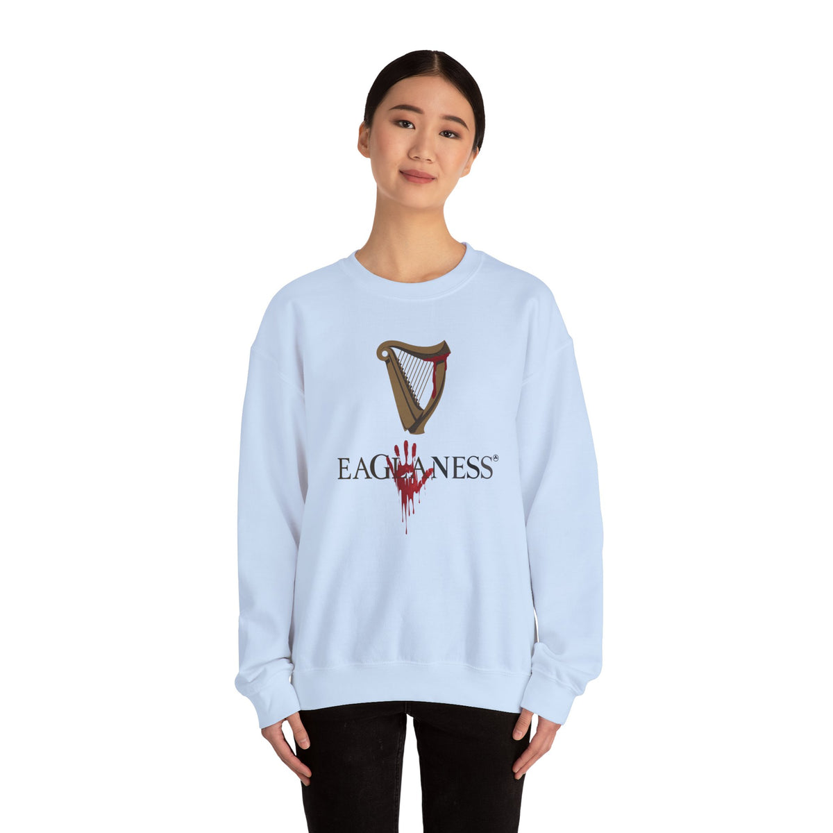 EAGLANESS Unisex Heavy Blend Crewneck Sweatshirt
