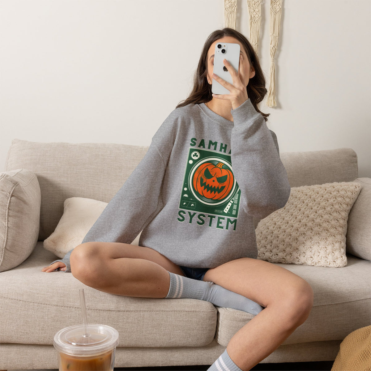 SAMHAIN SYSTEM Unisex Heavy Blend Crewneck Sweatshirt