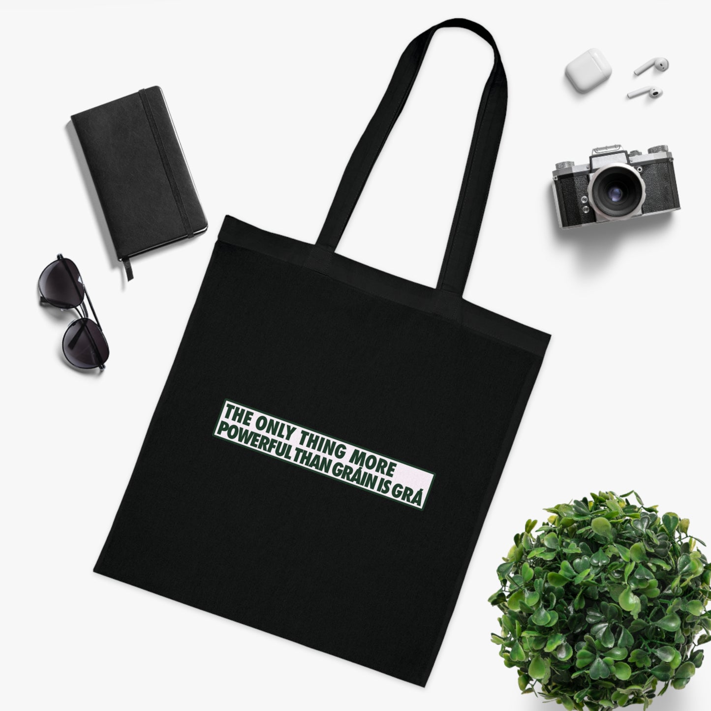 THE ONLY THING MORE POWERFUL THAN GRÁIN IS GRÁWoven Tote Bag