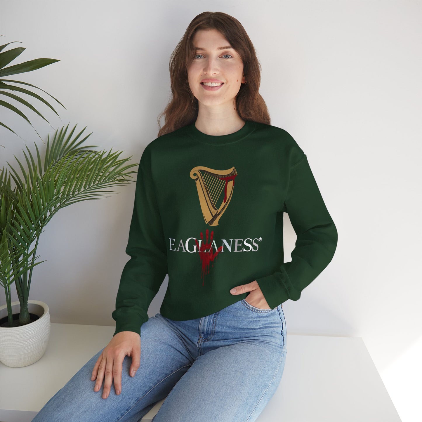 EAGLANESS Unisex Heavy Blend Crewneck Sweatshirt