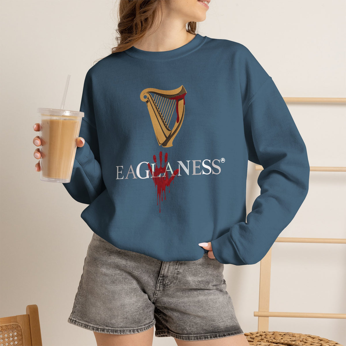 EAGLANESS Unisex Heavy Blend Crewneck Sweatshirt