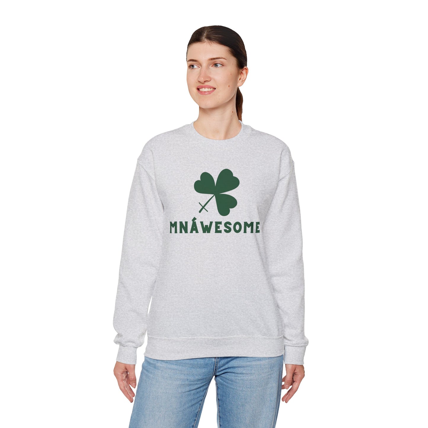 MNÁWESOME Unisex Heavy Blend Crewneck Sweatshirt