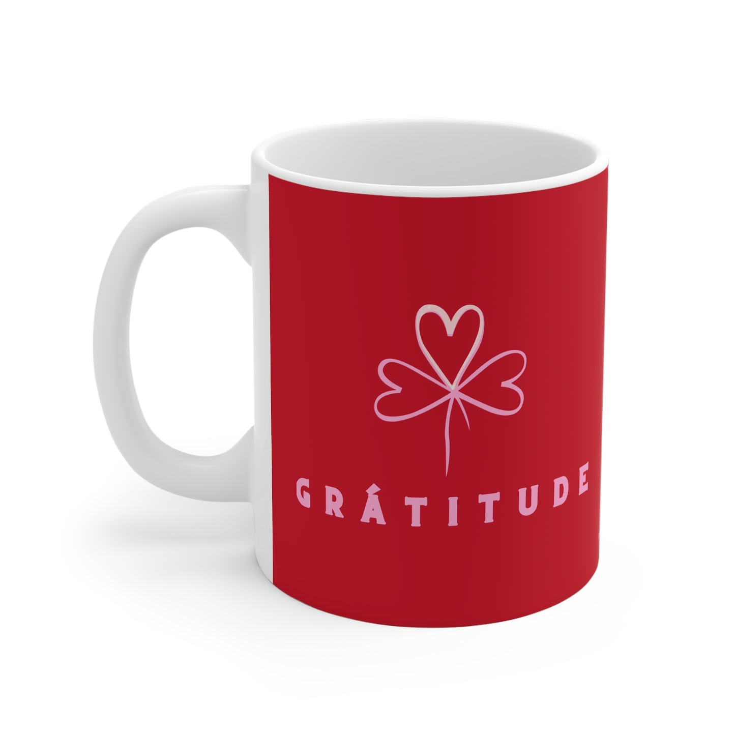 GRÁTITUDE V DAY 33cl White Ceramic Mug