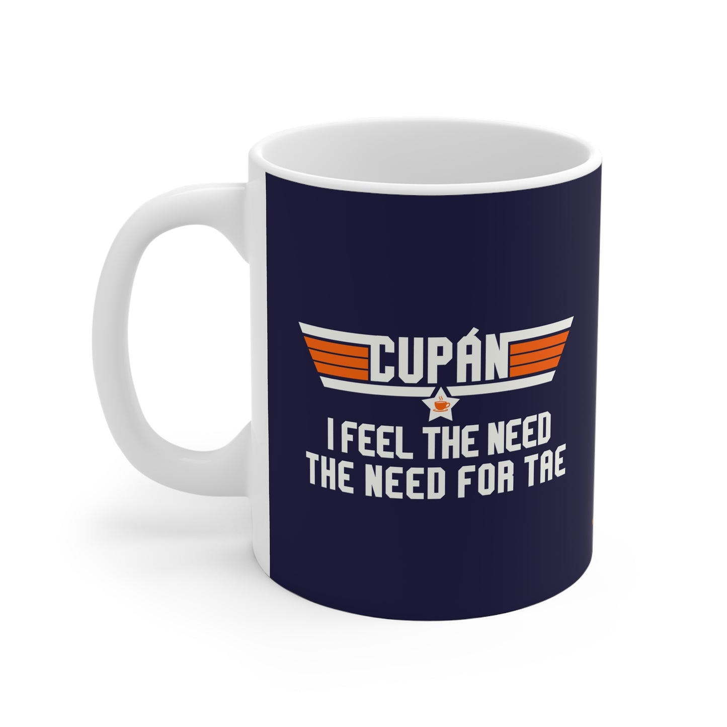 CUPÁN 33cl White Ceramic Mug