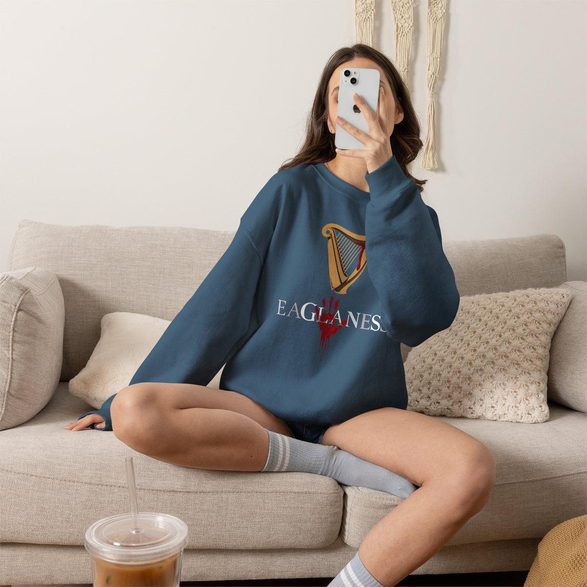 EAGLANESS Unisex Heavy Blend Crewneck Sweatshirt